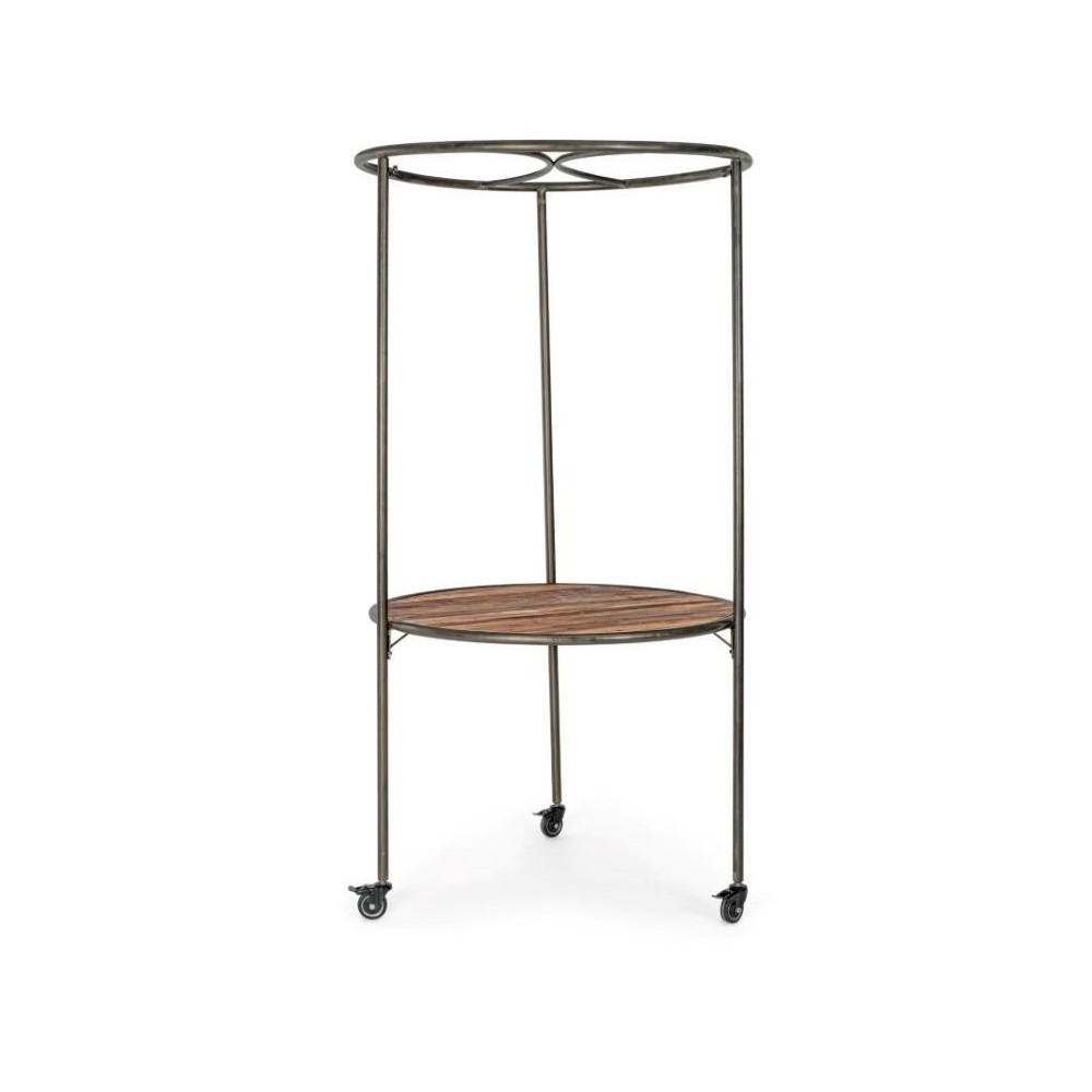 ESPOSITORE CON TETTO E RUOTE D